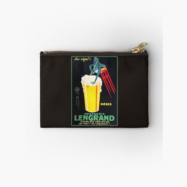 Item preview, Vintage French Beer Brasserie Lengrand poster designed and sold by knightsydesign.