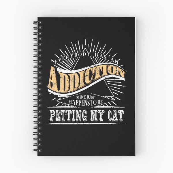 Artikelvorschau, Sucht ist Katzen-Hemd-Geschenk-Katzen-Liebhaber-T-Shirt entworfen und verkauft von shoppzee.