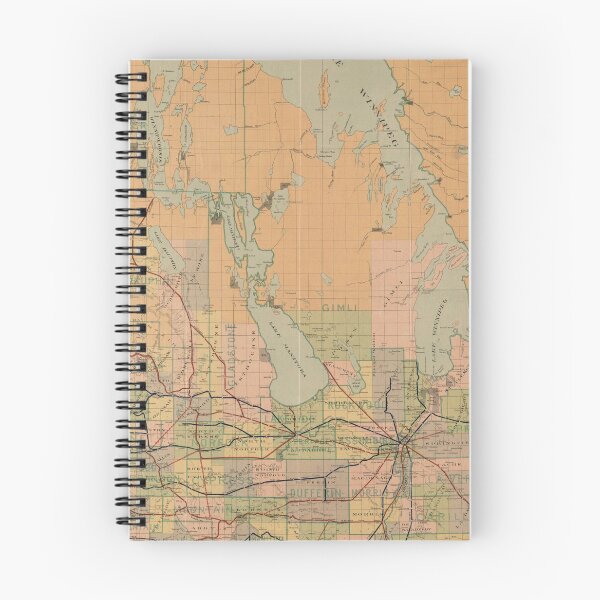 Item preview, Vintage Map of Manitoba (1903) designed and sold by BravuraMedia.