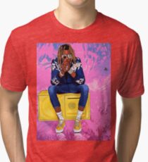 YOUNG THUG THUGGER) Tri-blend T-Shirt