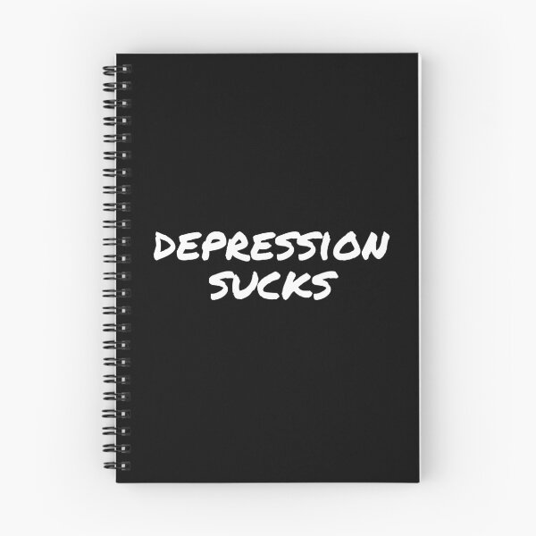 Item preview, Depression Sucks- Mental Health Awareness Quote designed and sold by TimorousEclectc.