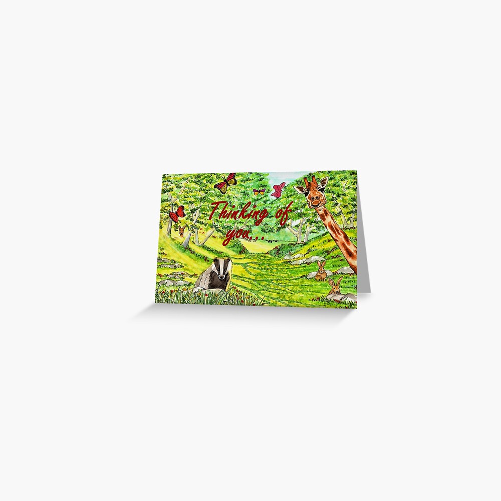 Friendly Faces - Thinking of You Greeting Card Greeting Card