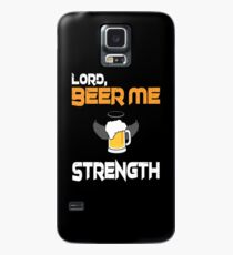 Funda/vinilo para Samsung Galaxy Señor, cerveza me fuerza camiseta