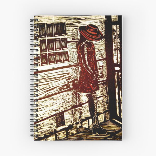 Item preview, French Girl -  Woodcut Print designed and sold by Belinda "BillyLee" NYE (Printmaker).