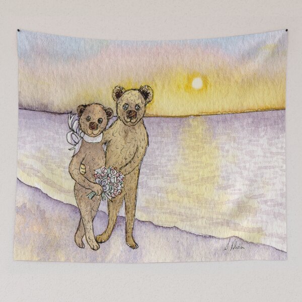 Item preview, Teddy Bears in love designed and sold by SusanAlisonArt.