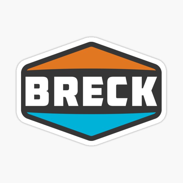 Ski Breck Breckenridge Colorado Skiing Snowboarding Sticker