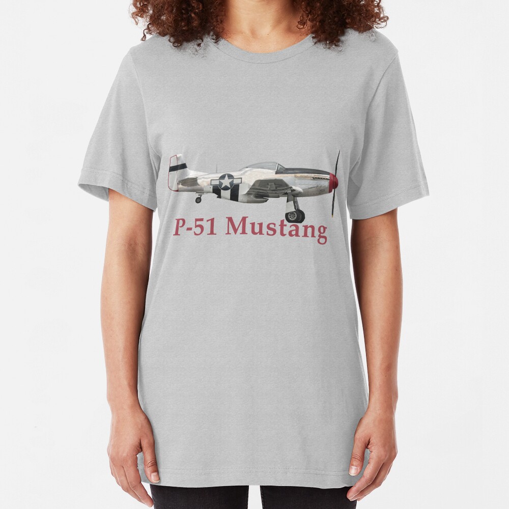 P-51 Mustang Slim Fit T-Shirt