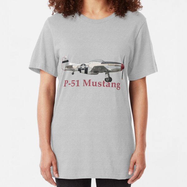 P-51 Mustang Slim Fit T-Shirt