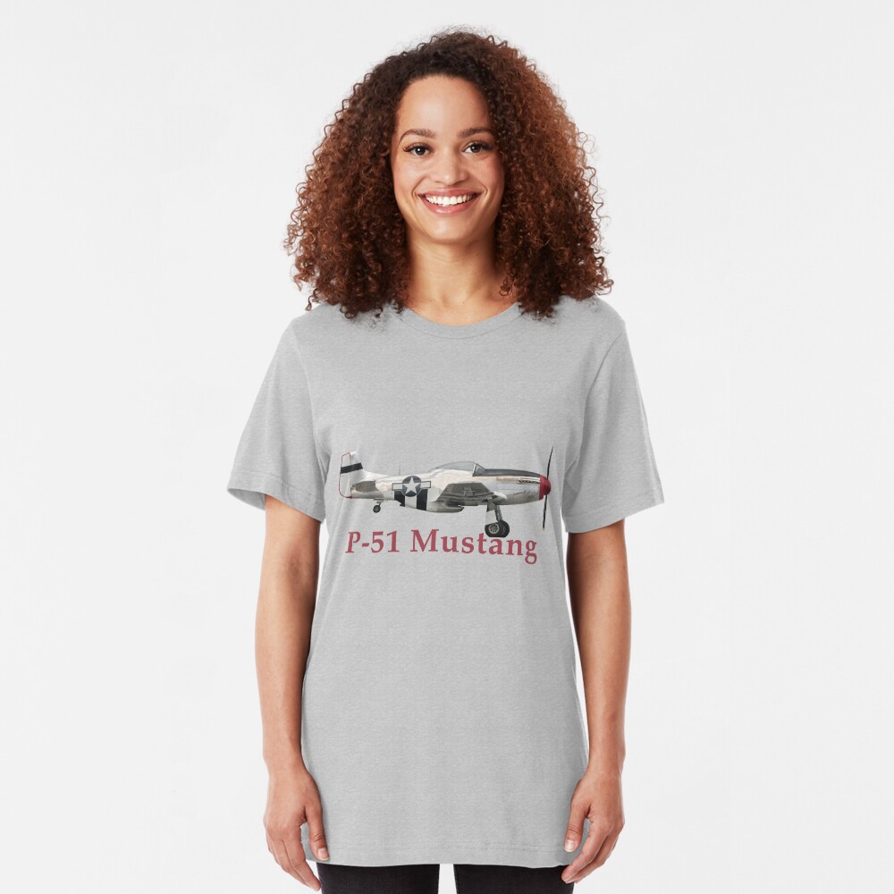 P-51 Mustang Slim Fit T-Shirt