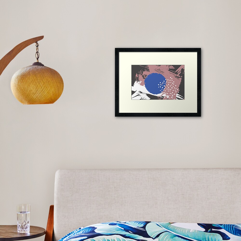 Item preview, Framed Art Print designed and sold by HoopandHoller.