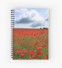 Poppy Field Spiral Notebook