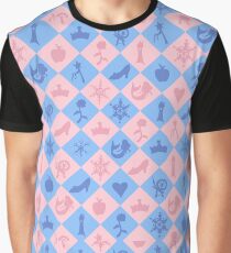 Fantastical Fairytale Pattern Graphic T-Shirt