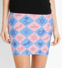Fantastical Fairytale Pattern Mini Skirt