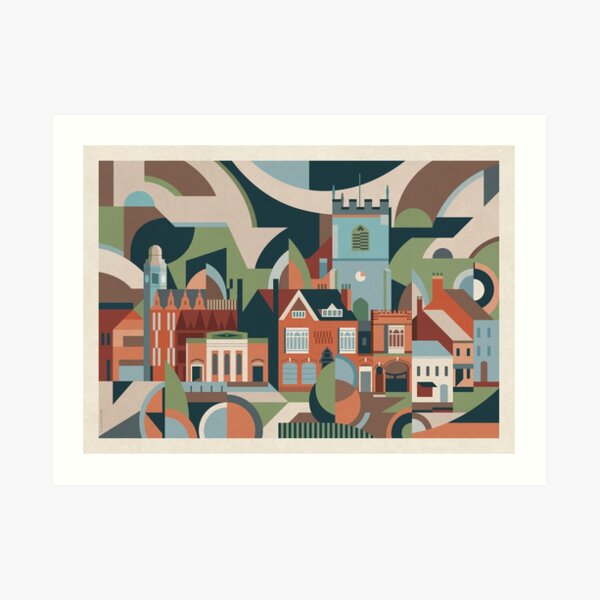 Moseley Village Art Print
