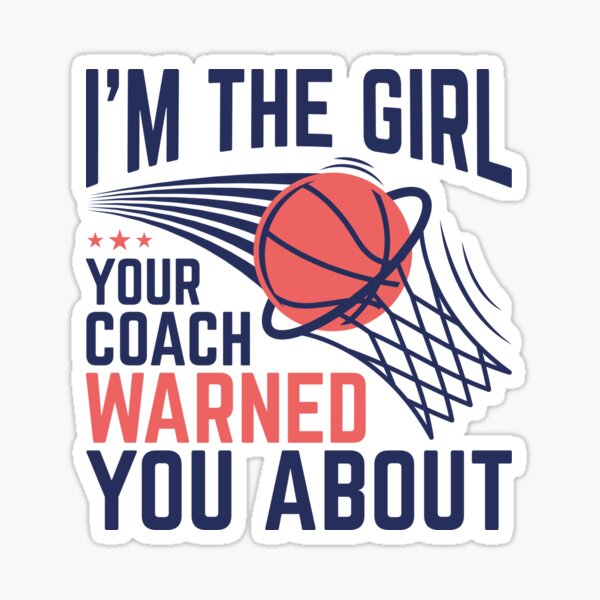 Christian Basketball Gifts Women Teen Girls Quotes' Sticker