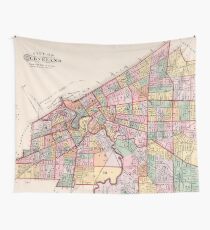 Tela decorativa Mapa Vintage de Cleveland OH (1892)