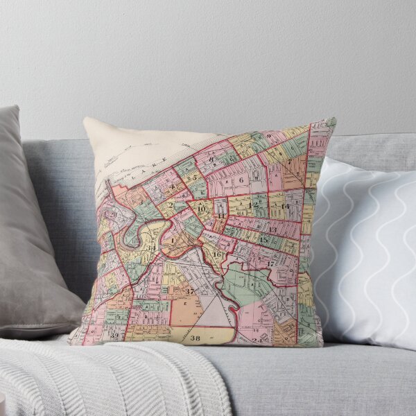 Item preview, Vintage Map of Cleveland OH (1892) designed and sold by BravuraMedia.