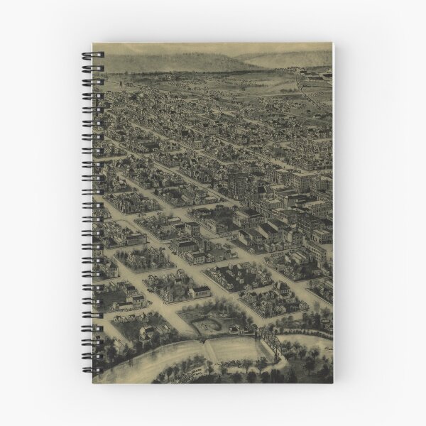 Item preview, Vintage Pictorial Map of Bartlesville OK (1917) designed and sold by BravuraMedia.