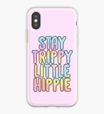 stay trippy little hippie iPhone Case