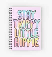 trippy kleiner Hippie bleiben Spiralblock
