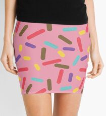 Pink Donut Sprinkles Mini Skirt