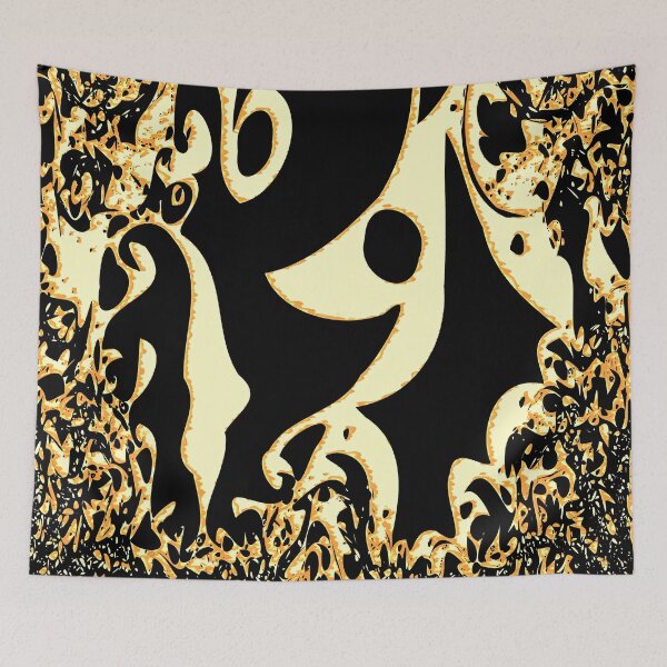 Item preview, Black Light Orange Magic Creatures Graphic designed and sold by SpieklyArt.