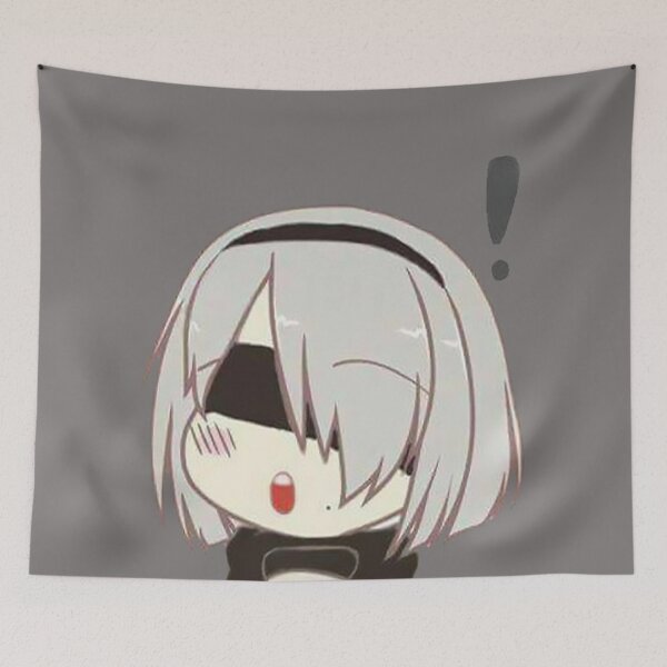 Item preview, Surprised Chibi 2B - Nier Automata designed and sold by PensiveCactus.