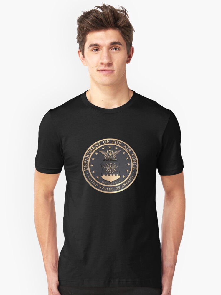 Alternate view of US Air Force Emblem T-Shirt Slim Fit T-Shirt