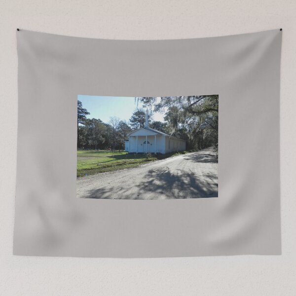 Item preview, Country Church Tucked Away on a Dirt Road designed and sold by 2CrabbySisters.