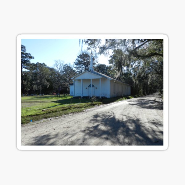 Item preview, Country Church Tucked Away on a Dirt Road designed and sold by 2CrabbySisters.