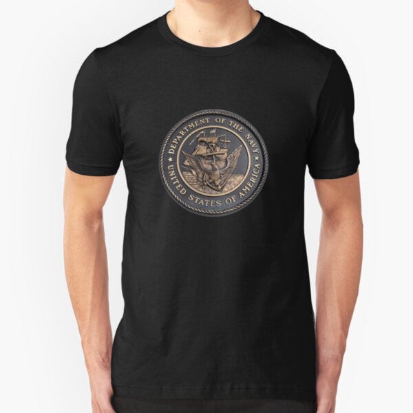 US Navy Emblem T-Shirt Slim Fit T-Shirt