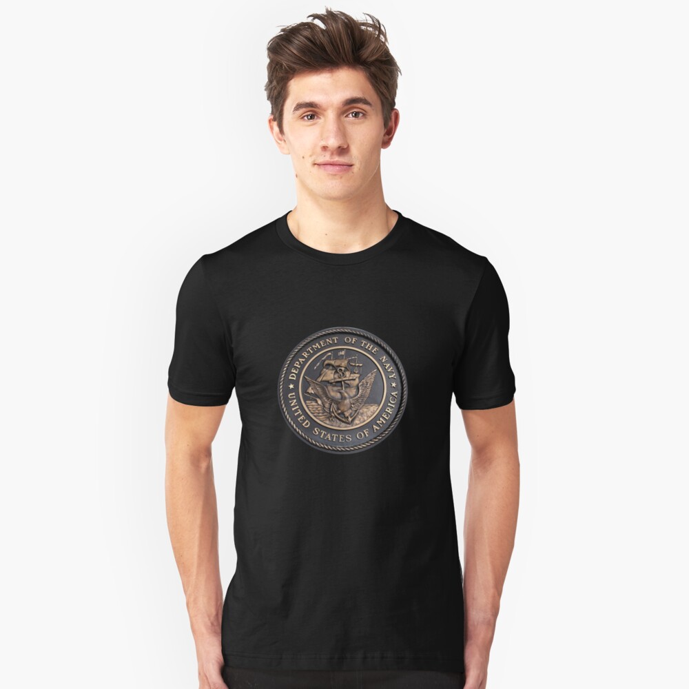 US Navy Emblem T-Shirt Slim Fit T-Shirt
