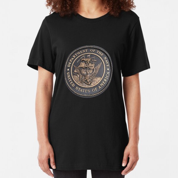 US Navy Emblem T-Shirt Slim Fit T-Shirt