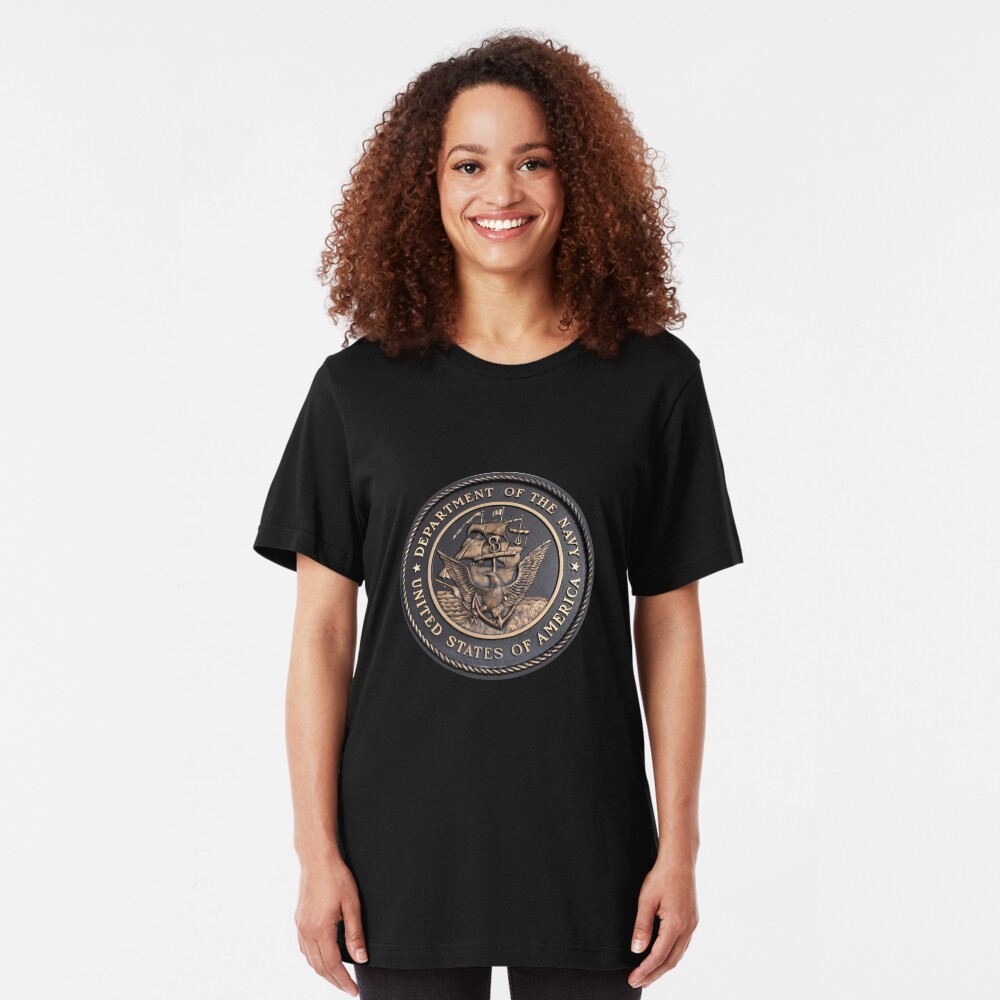 US Navy Emblem T-Shirt Slim Fit T-Shirt