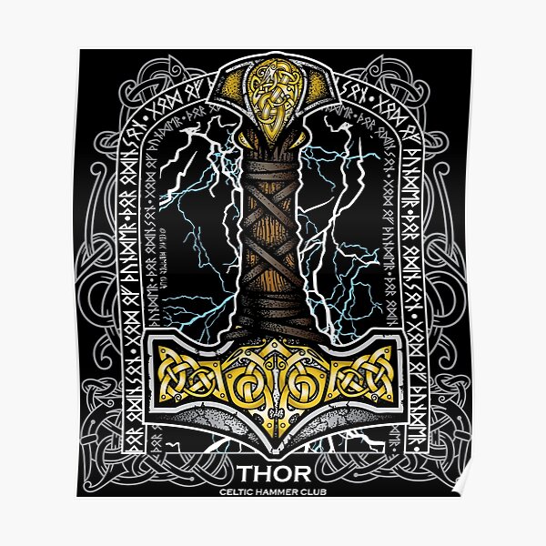 Thor Odinson, God of Thunder (Full Color) Poster