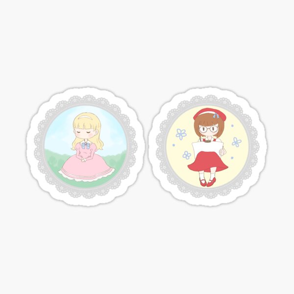 TWTP sticker set: Charlotte and Vanessa Sticker