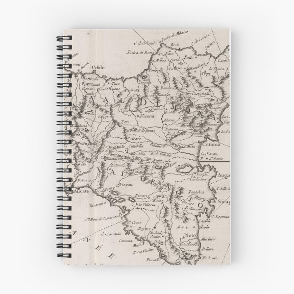 Item preview, Vintage Map of Sicily Italy (1764) designed and sold by BravuraMedia.