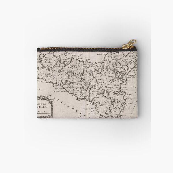 Item preview, Vintage Map of Sicily Italy (1764) designed and sold by BravuraMedia.