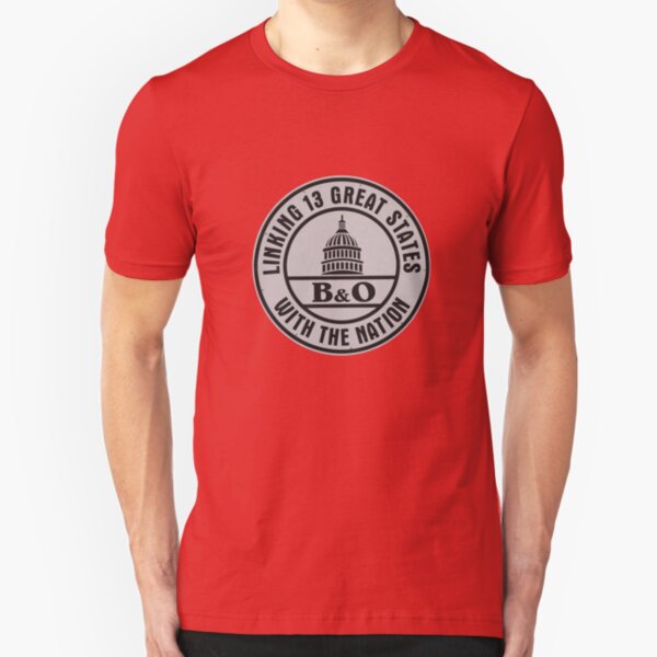 B&O Railroad T-Shirt Slim Fit T-Shirt