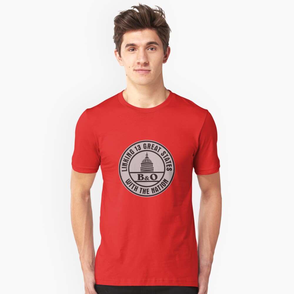 B&O Railroad T-Shirt Slim Fit T-Shirt