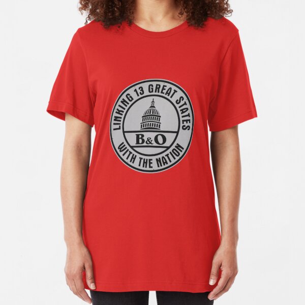 B&O Railroad T-Shirt Slim Fit T-Shirt