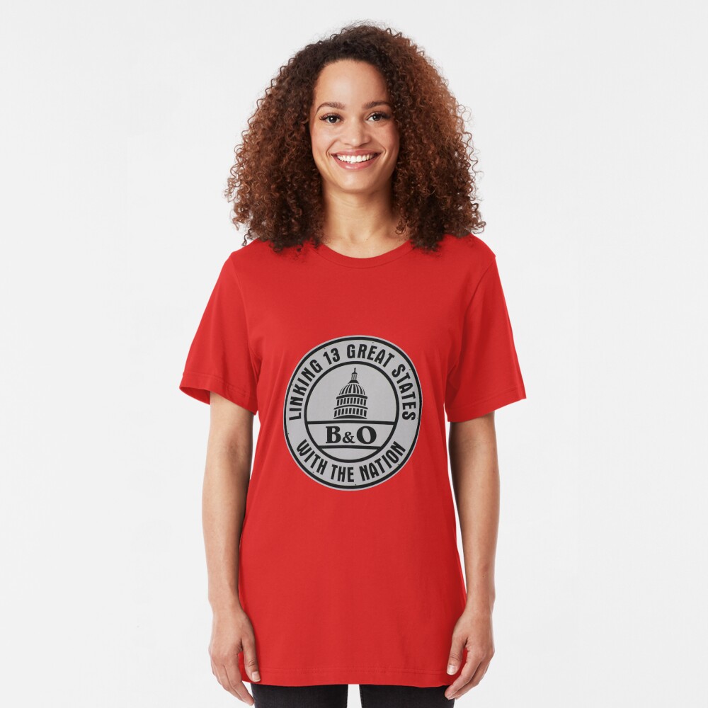 B&O Railroad T-Shirt Slim Fit T-Shirt