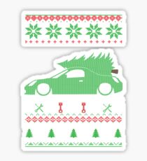 MR2 Spyder Christmas Ugly Sweater XMAS Sticker
