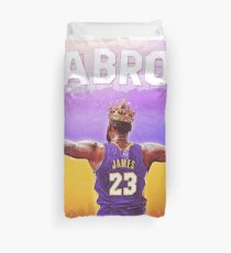 LAbron:The King Of LA Duvet Cover