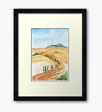 Summer landscape Framed Print