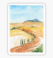 Summer landscape Sticker