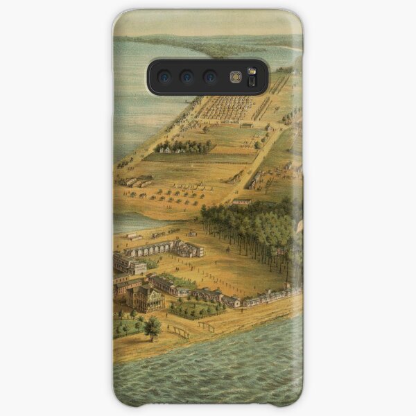 Vintage Pictorial Map of Point Lookout MD (1864) Samsung Galaxy Snap Case