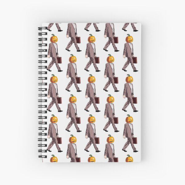 Dwight Pumpkin Head Spiral Notebook