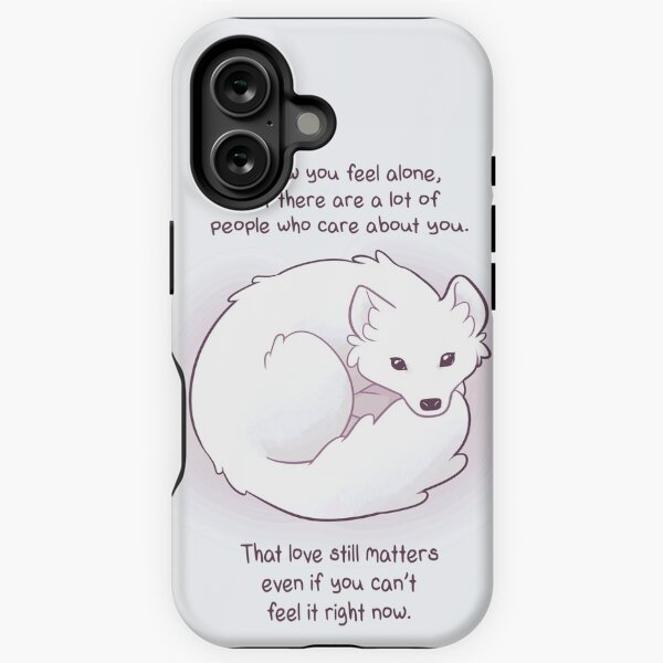 Item preview, "I Know You Feel Alone" Arctic Fox designed and sold by thelatestkate.