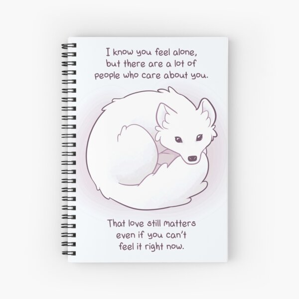 Aperçu de l'œuvre "Je sais que tu te sens seul" Arctic Fox créée et vendue par thelatestkate.